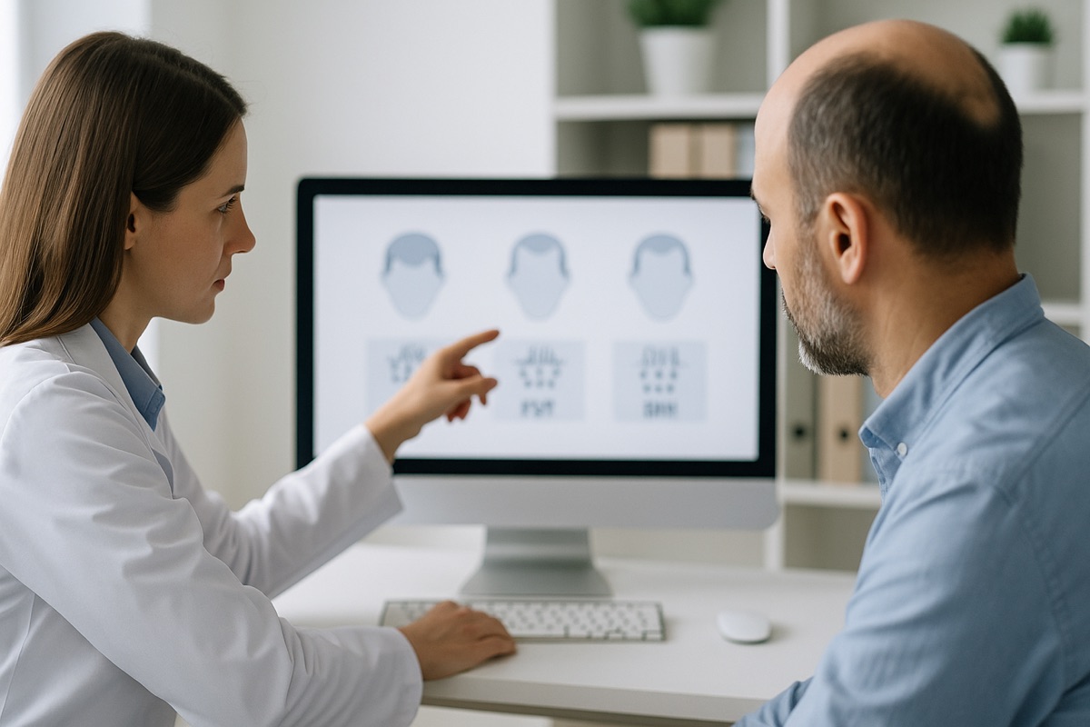 Consultation trichologique : examen du cuir chevelu et plan personnalisé