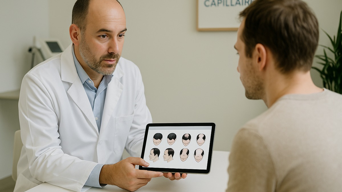 Calvitie androgénétique : patrons masculins et féminins
